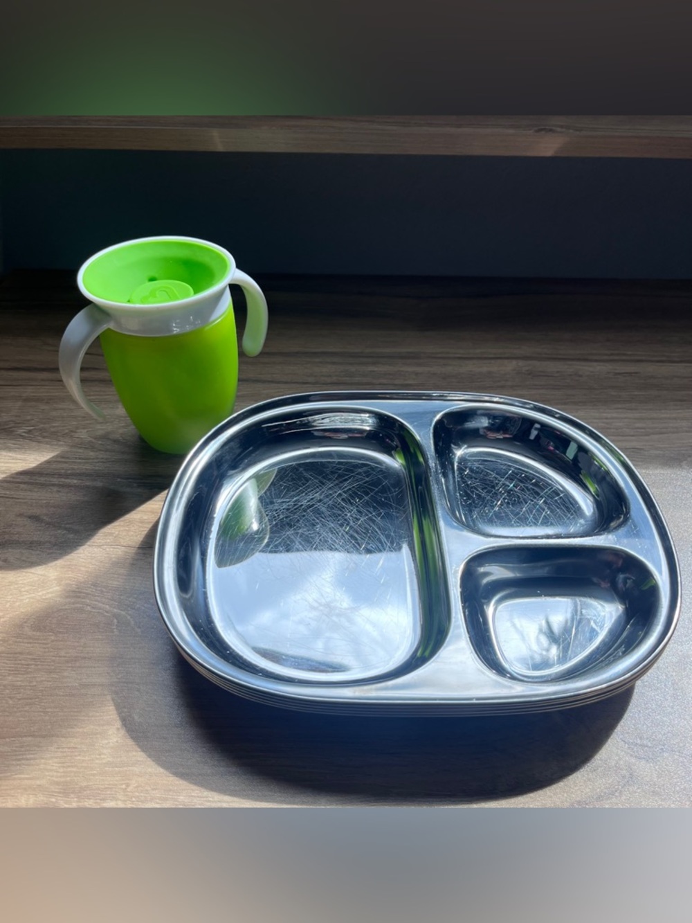 Stainless Steel Portioned Plate Bundle - Picture 3 of 7